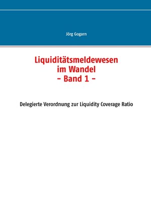 cover image of Liquiditätsmeldewesen im Wandel